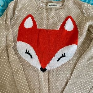 Land’s End Fox Sweater